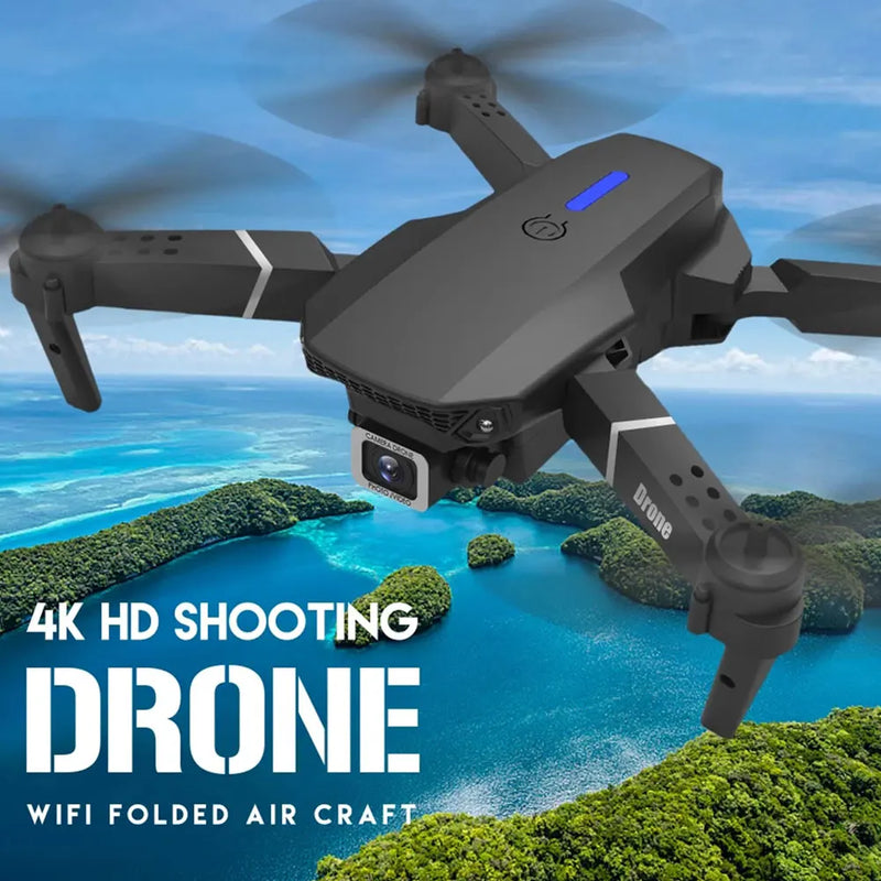 ZHENDUO E88 Pro Drone 4k Profesional HD 4k Rc Avião Dupla Câmera Grande Angular Cabeça Remoto Quadcopter Avião Brinquedo Helicóptero