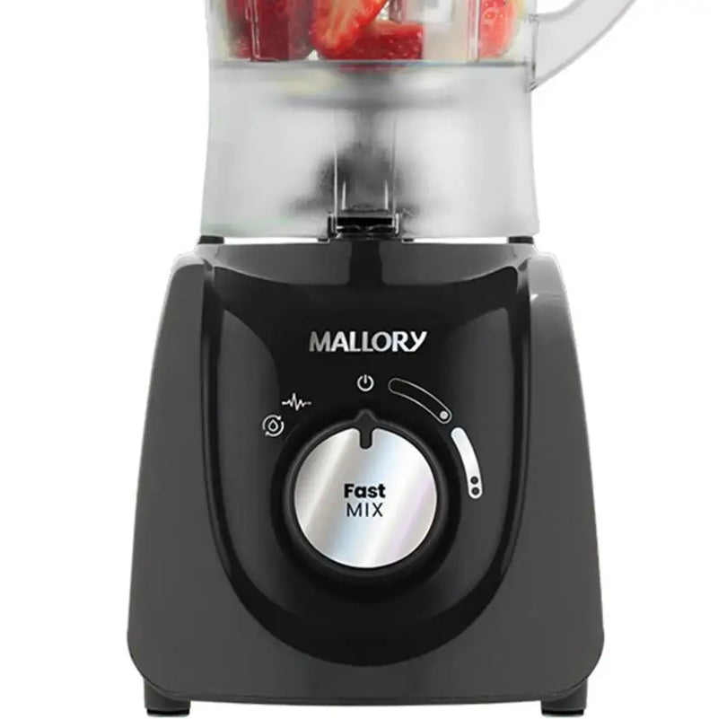 Liquidificador Mallory FAST MIX 520W 2VEL - B91202542 Preto 220 VOLTS